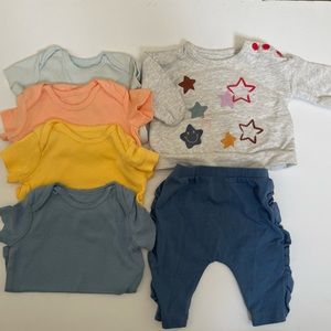 Mac & Moon Baby Girl Bundle - 2pc set and onesies